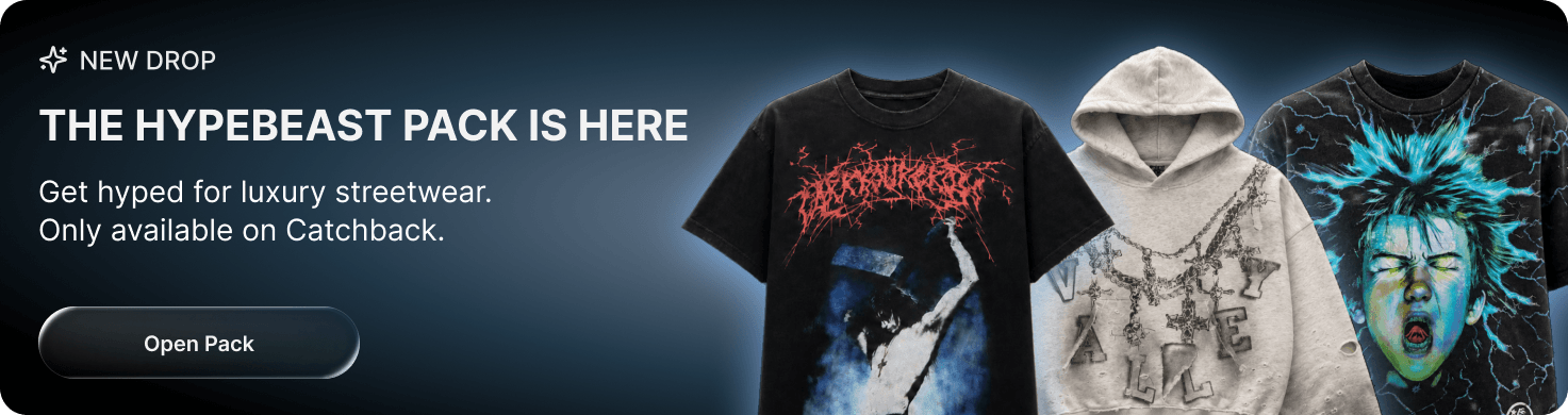 The Hypebeast Pack is here. Get hyped for luxury streetwear, only available on CatchBack.