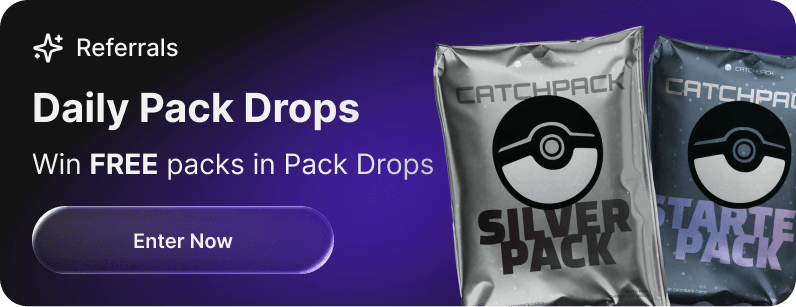 Daily Pack Drops, only on CatchBack — win free packs daily in the community tab.